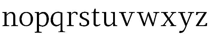 Tess Font LOWERCASE