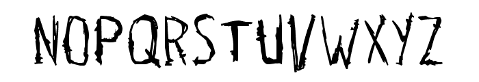Tetanus 1 Font UPPERCASE