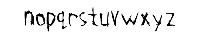 Tetanus 1 Font LOWERCASE