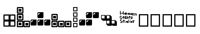 Tetris Blocks 2.0 Font UPPERCASE