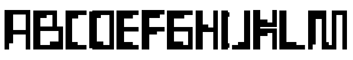 Tetris_Hollow Font UPPERCASE