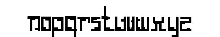 Tetris_Hollow Font LOWERCASE