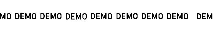 Tevlen Bold Demo Font OTHER CHARS