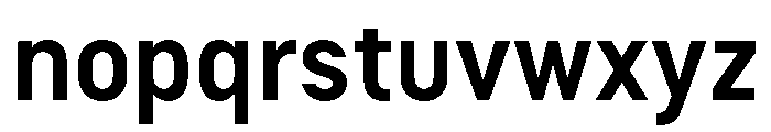 Tevlen Bold Demo Font LOWERCASE