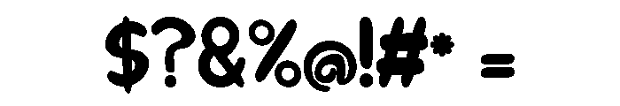 Tewad-se Font OTHER CHARS