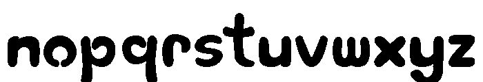 Tewad-se Font LOWERCASE
