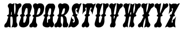 Texas Ranger Italic Font UPPERCASE