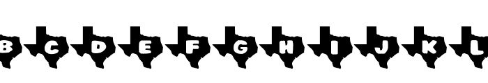 Texas2 Font UPPERCASE