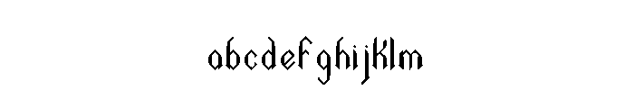 Text In Gothic Regular FONT