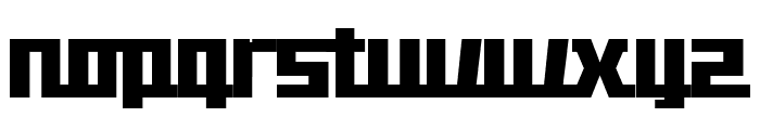 technikus Regular Font LOWERCASE