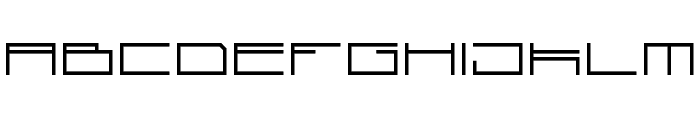 technoid one Font UPPERCASE
