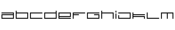 technoid one Font LOWERCASE