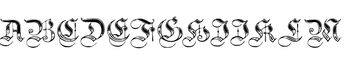 teutonic4 Font UPPERCASE