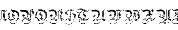 teutonic4 Font UPPERCASE