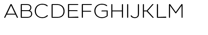 Technica Light Font UPPERCASE