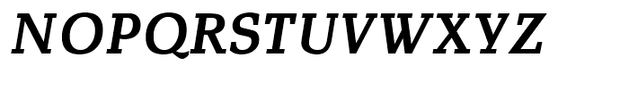 Technotyp Medium Italic Font UPPERCASE