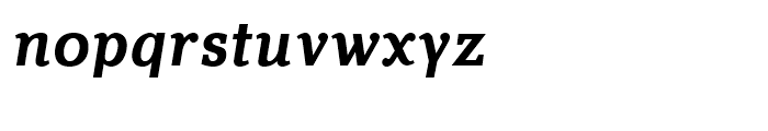 Technotyp Medium Italic Font LOWERCASE