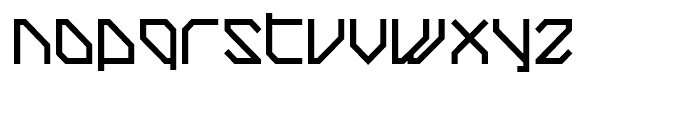 Techstep Bold Font LOWERCASE