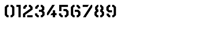Teco Sans Stencil Regular Font OTHER CHARS