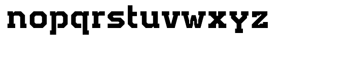 Teco Serif Bold Font LOWERCASE