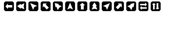 Teco Symbol Font UPPERCASE