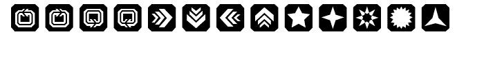 Teco Symbol Font LOWERCASE
