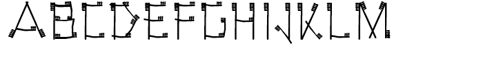 Teethee Alternate Font UPPERCASE