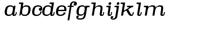 Telegraph Italic Font LOWERCASE