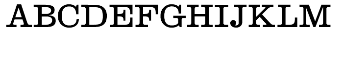 Telegraph Regular Font UPPERCASE