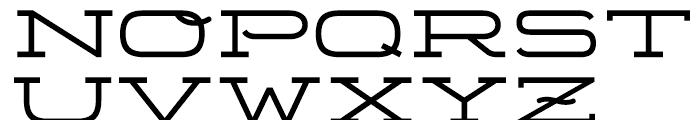 Telemark Regular Font UPPERCASE