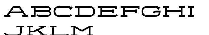 Telemark Regular Font LOWERCASE