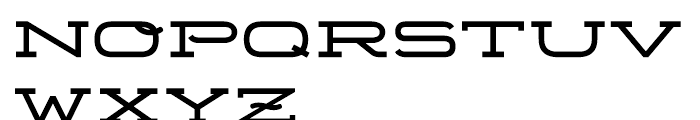 Telemark Regular Font LOWERCASE