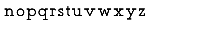 Teletex Medium Font LOWERCASE