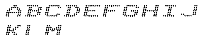 Telidon Ink Extended Bold Italic Font UPPERCASE