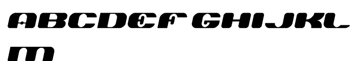 Terminal Italic Font UPPERCASE
