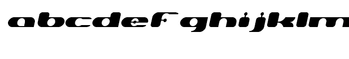 Terminal Italic Font LOWERCASE