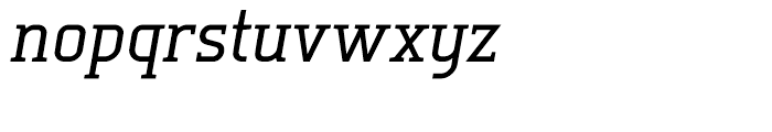 Tertre Medium Italic Font LOWERCASE