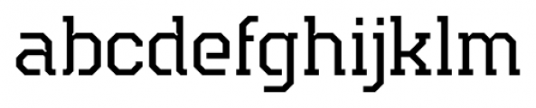 TecoSerif Light Font LOWERCASE
