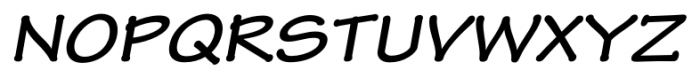 Tekton Pro Extended Bold Italic Font UPPERCASE