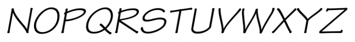 Tekton Pro Extended Italic Font UPPERCASE