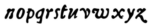 Telegdi Pro Bold Italic Font LOWERCASE