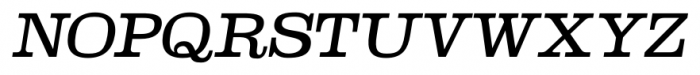 Telegraph Italic Font UPPERCASE