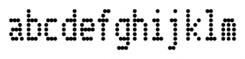 Telidon Condensed Bold Font LOWERCASE