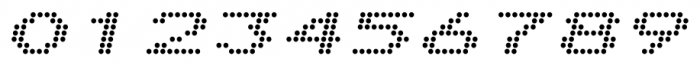 Telidon Expanded Bold Italic Font OTHER CHARS
