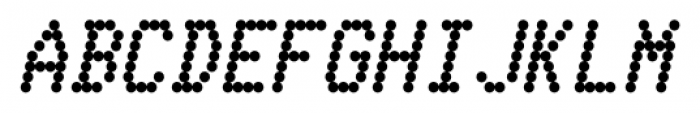 Telidon Heavy Italic Font UPPERCASE
