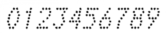 Telidon Ink Italic Font OTHER CHARS