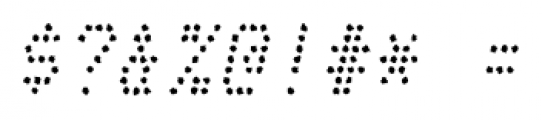 Telidon Ink Italic Font OTHER CHARS