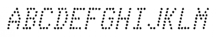 Telidon Ink Italic Font UPPERCASE