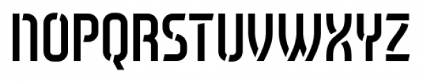 Tenby Stencil Bold Font UPPERCASE
