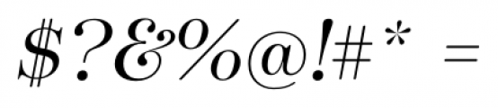 Tenez Italic Font OTHER CHARS